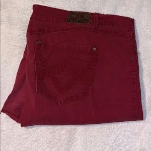 Burgundy jogger